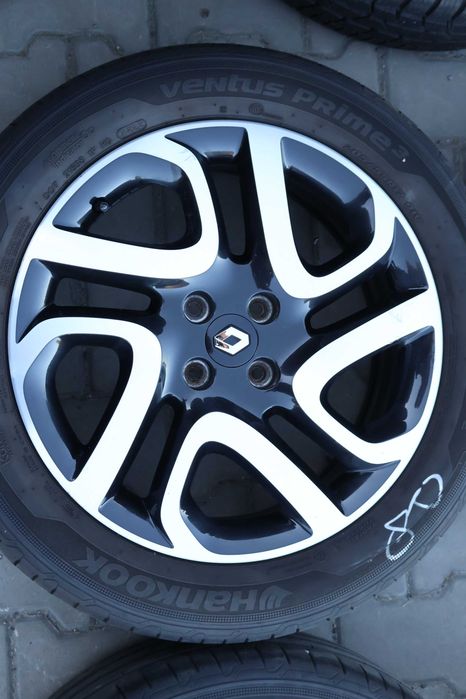 4x Alufelgi 4x100 17'' 6,5J ET40 RENAULT  +TPMS DEMO Jak NOWE