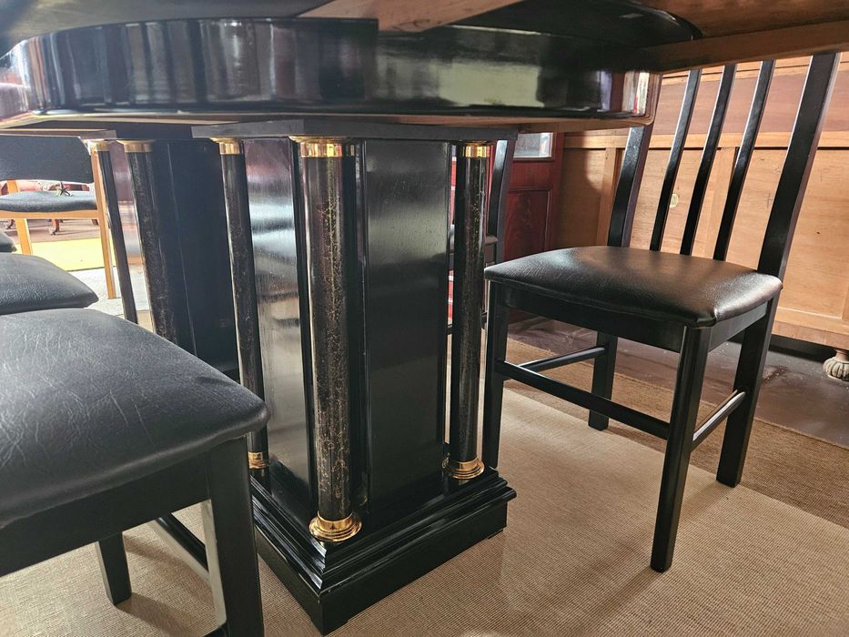 Mesa de extensível de cor preta - óptimo estado geral -