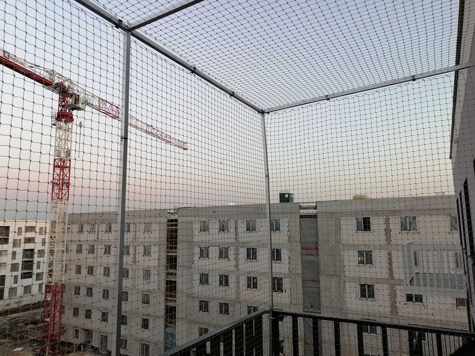 Siatka dla kota, siatka na balkon, siatka przeciw ptakom, woliera