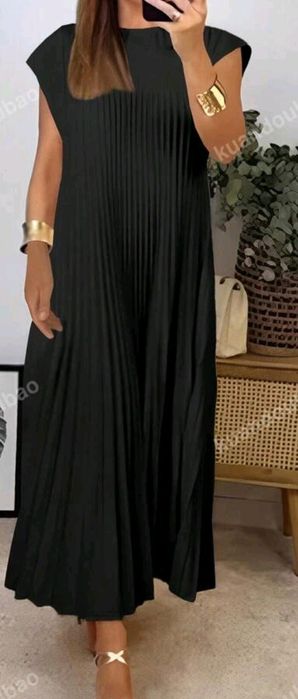 Vestido comprido  elegante Preto T M