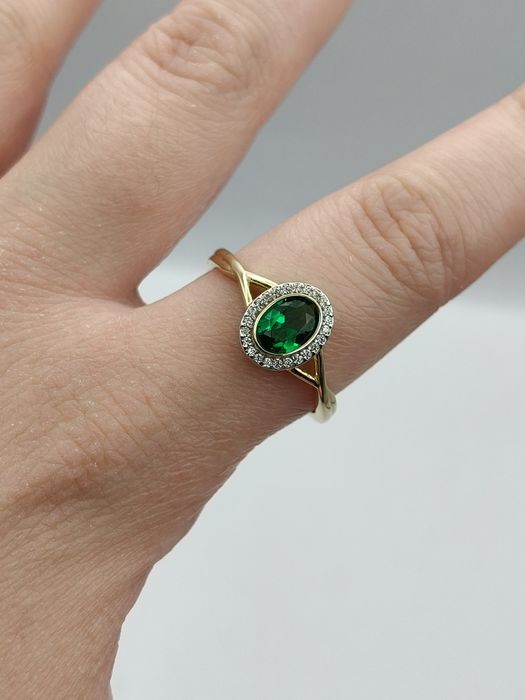 Złoty Pierścionek R.21 Pr.585 Nowy Zapraszamy