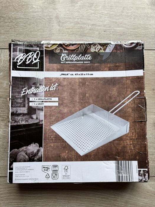 Płyta grillowa z odłączanym uchwytem