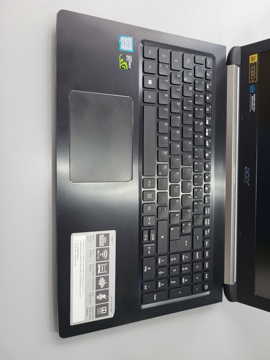 Laptop Gamingowy ACER A715-72G i7-8750h 16Gb Gtx1050ti 4Gb Win11