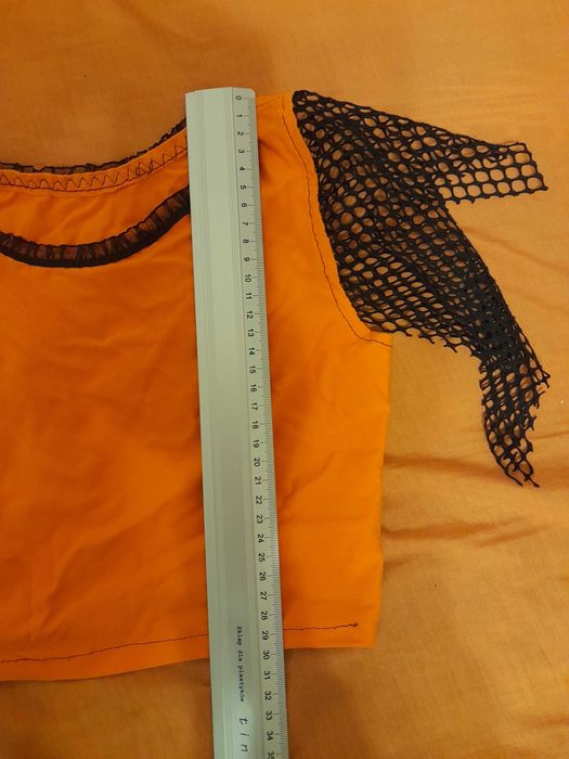 Komplet spódnica asymetryczna + crop top niezależny projektant Gotwear