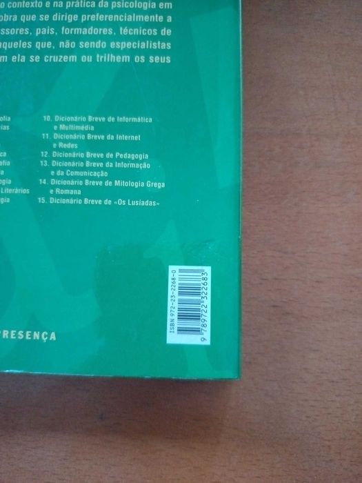 Dicionário Breve de Psicologia - 2.ª Edição