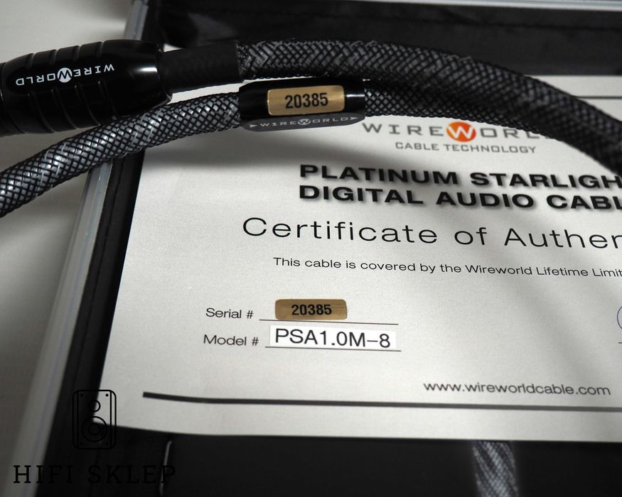 Wireworld Platinum Starlight 8- XLR AES /EBU cyfrowy 1 m