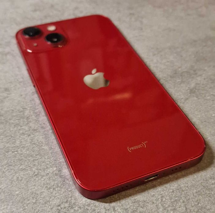 iPhone 13 czerwony, 128GB, stan idealny, kompletny zestaw,