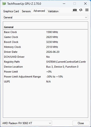 Asus AMD Radeon RX 9060 XT 16GB | Garantia | Como Nova