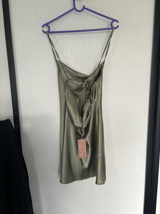 Khaki letnia sukienka z metka nowa shein