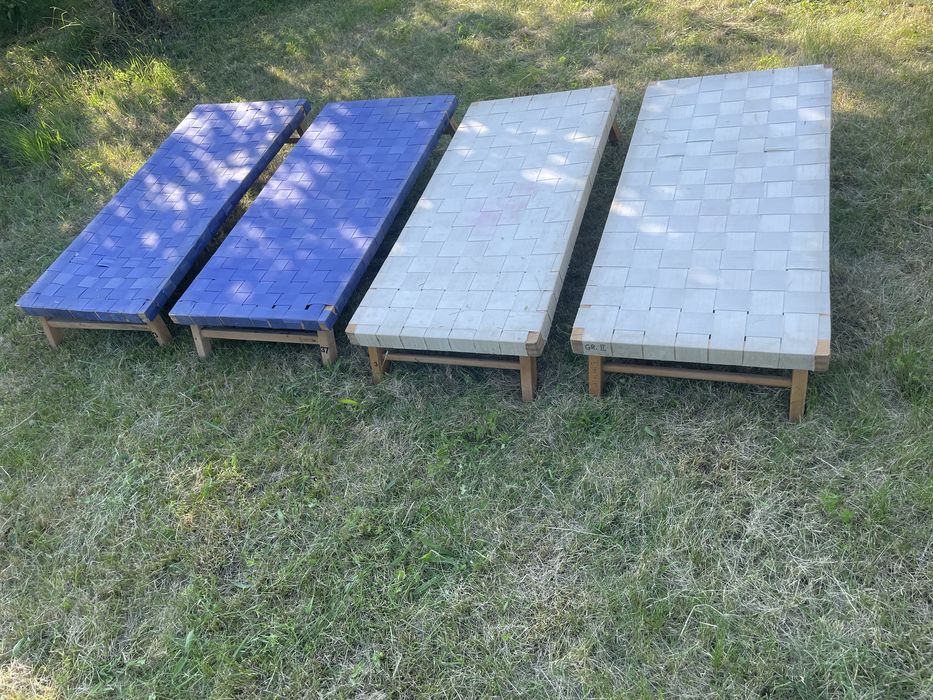 Leżak leżaczek przedszkolny leżanka PRL vintage legowisko