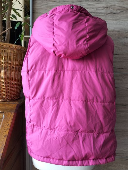 Ocieplacz z kapturem w kolorze fuksji; GAP; rozmiar L