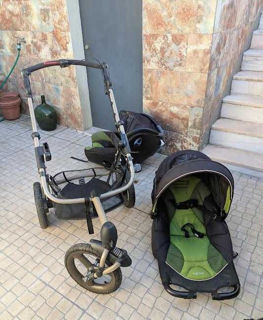 carrinho de bebé e ovo bebeconfort