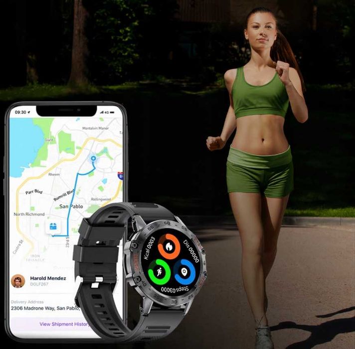 Mega zegarek dużo funkcji Polskie Menu !!!