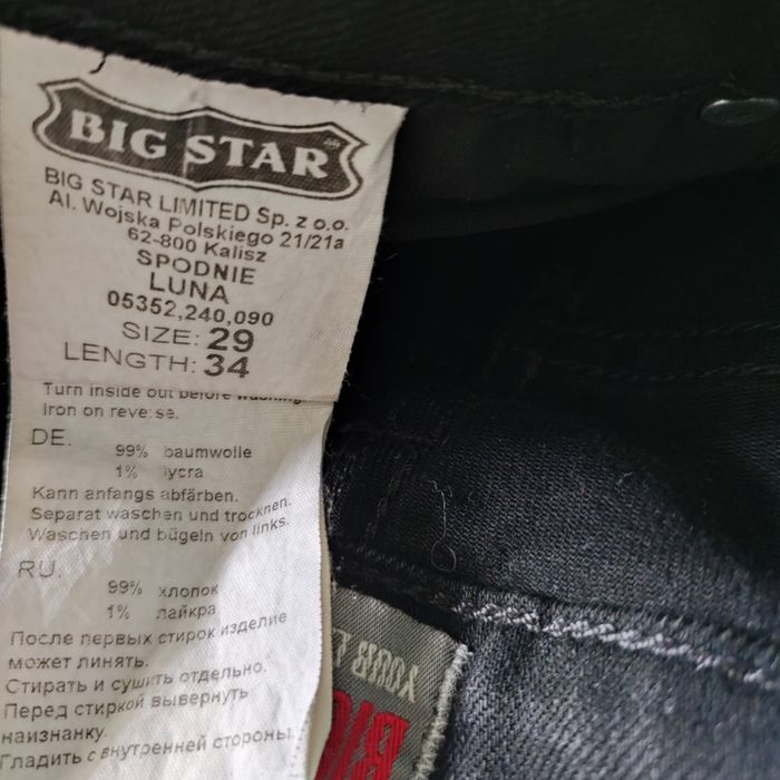 Spodnie Big Star r. 29