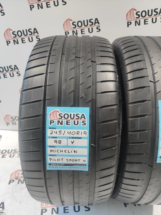 2 pneus semi novos 245-40R19 Michelin - Oferta dos Portes