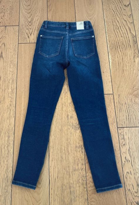 Spodnie jeans granatowe