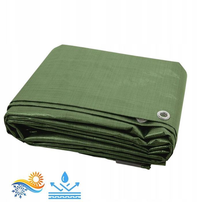 Plandeka zielona 2x3m mata super mocna mega gruba