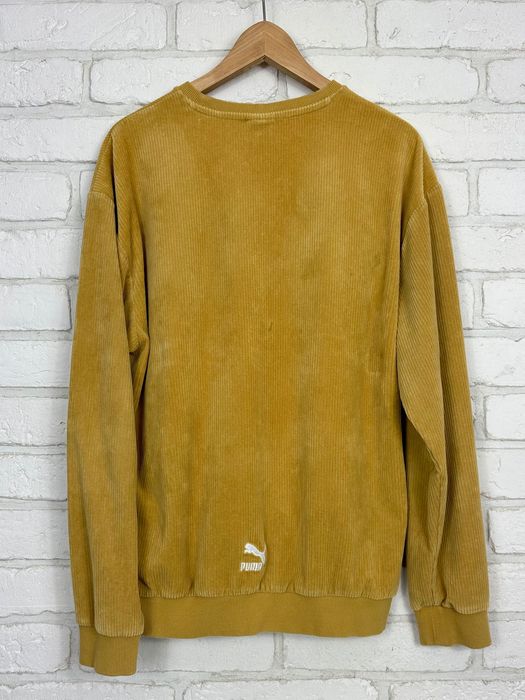 Sztruksowa bluza Puma; crewneck