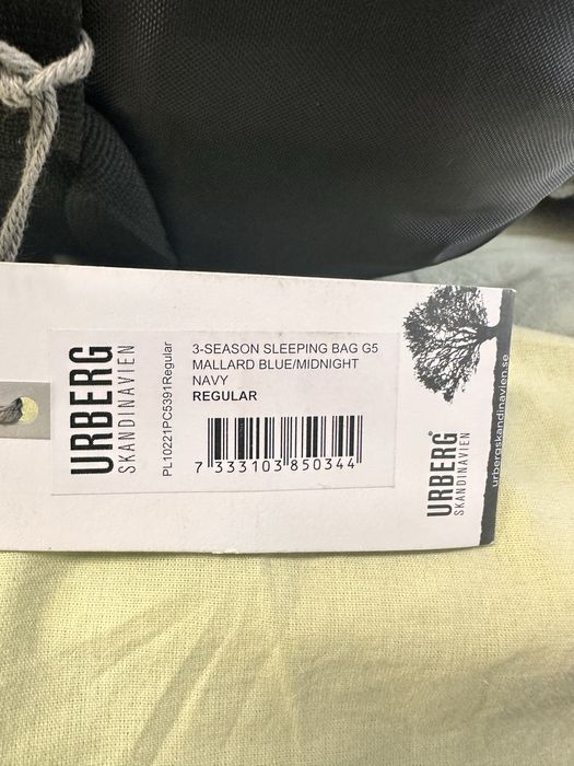 Спальний мішок Urberg 3- season sleeping bag g5