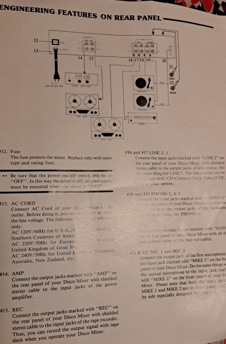 Mesa mistura Stereo analógica RS-1010 DIGITO