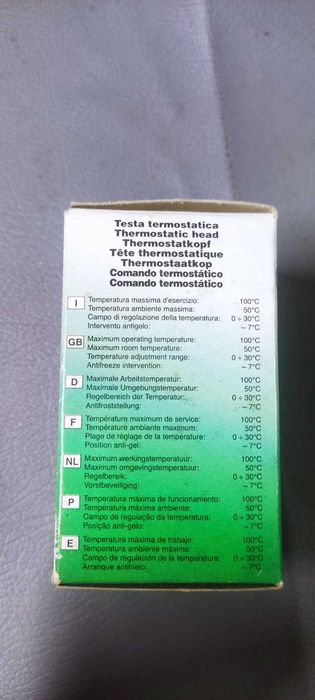 Cabeça Termostática Caleffi 200000 EN215