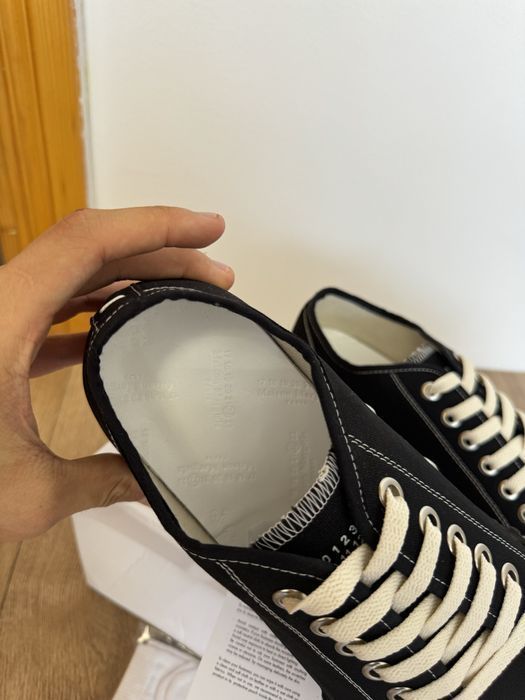 кеды Maison Margiela Tabi sneaks 38 39 40 41 42 43  44 45 full black