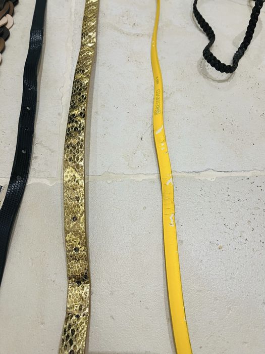 Komplet 7 damskich pasków + 3 cienkie paski do sukienki/koszuli