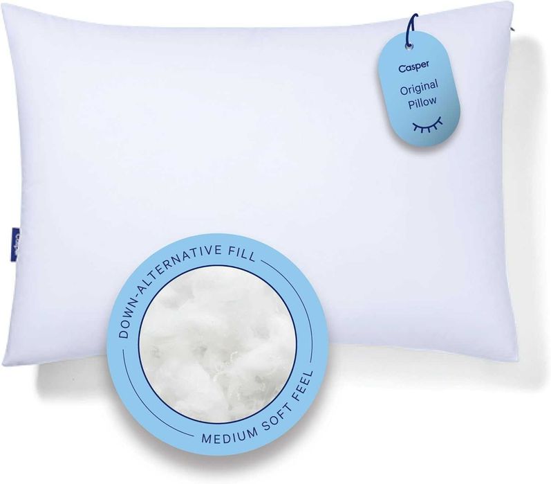 Casper Sleep oryginalna poduszka z mikrofibry do spania 65 x 45 cm