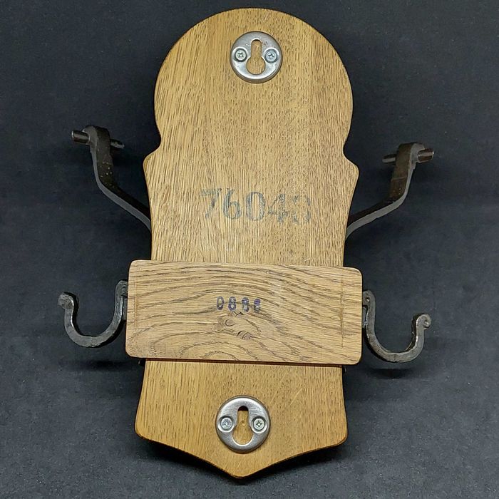 ШИКАРНАЯ ВИНТАЖНАЯ деревянная вешалка ГЕРМАНИЯ крючки крючок дерево