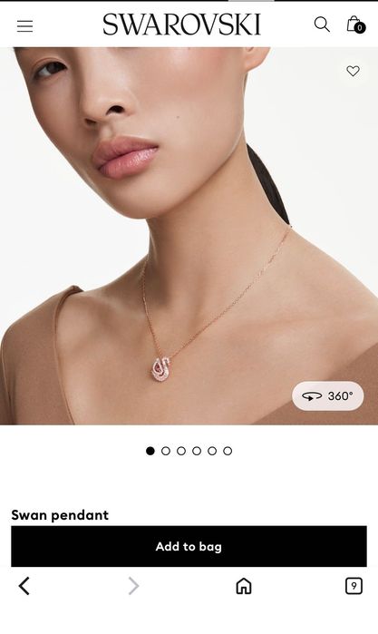 Набір браслет та сережки Swarovski iconic