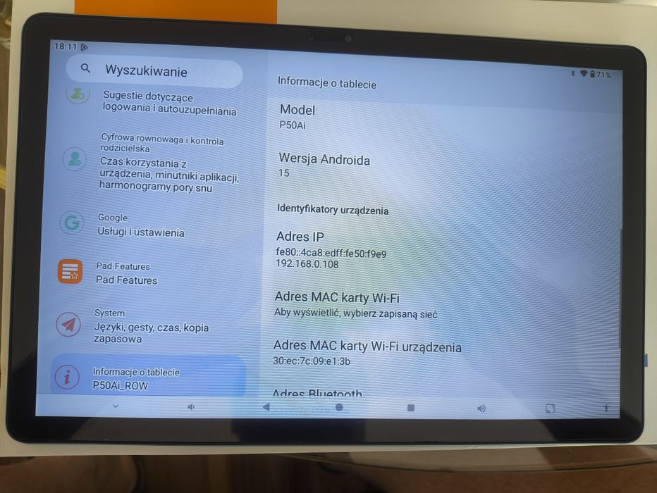 Tablet Teclast P 50Ai