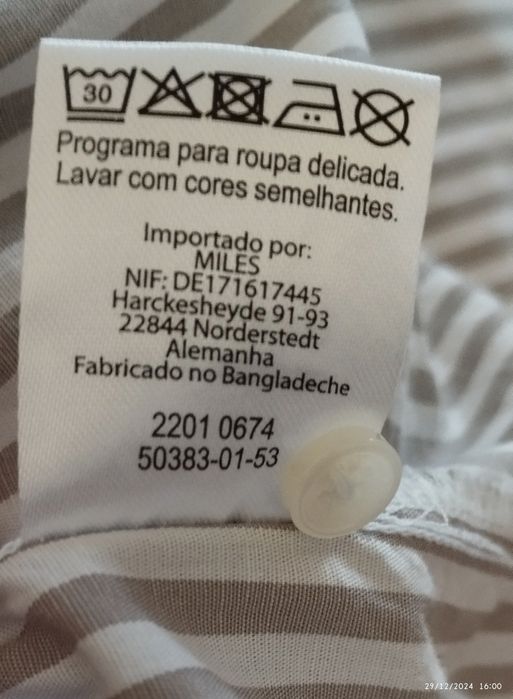 Camisa homem tam L Primavera/outono