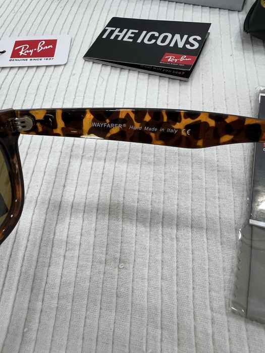 Oculos de sol ray ban wayfarer tartaruga