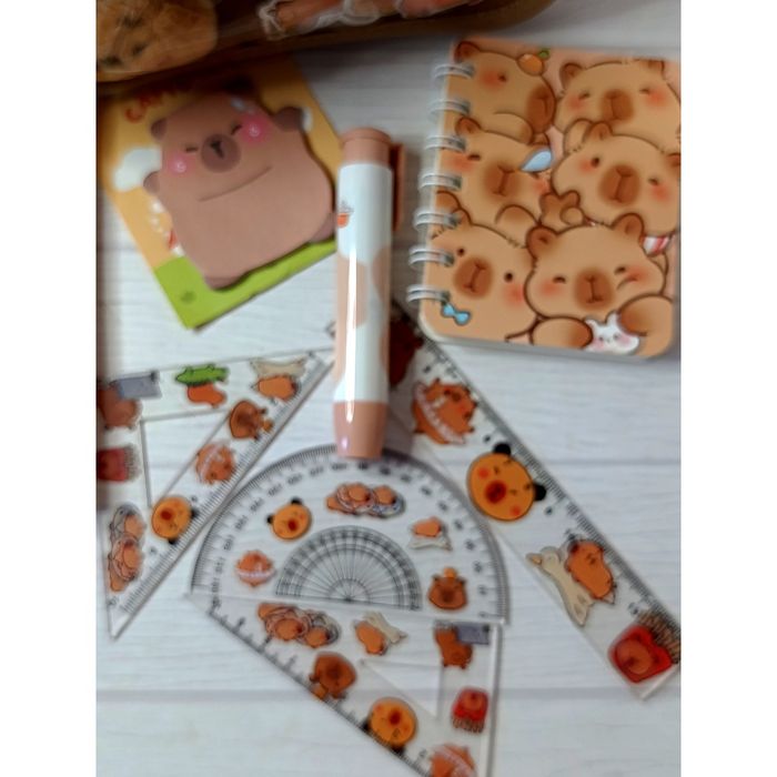 Актуально Подарочный набор Копибара, набор канцелярии, подарок Пишите.