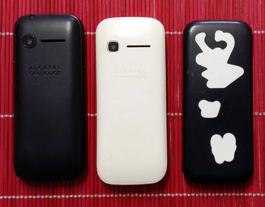 Telemóveis Alcatel e Nokia