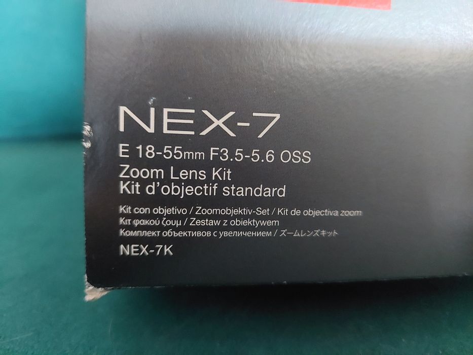 Sony NEX-7 plus obiektyw E 18-55/4 Zoom Lens  Kit
