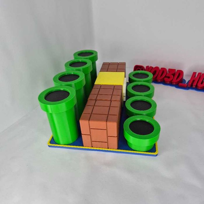 Підставка для фігурок McDonald’s Super Mario | Стенд | Органайзер | 3D друк