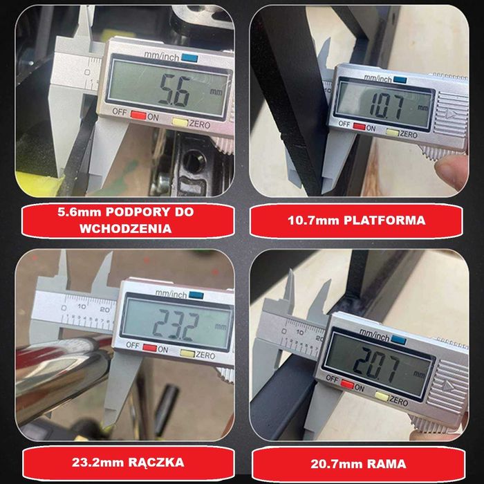 Schodołaz elektryczny 400kg wózek transportowy na schody krokowy