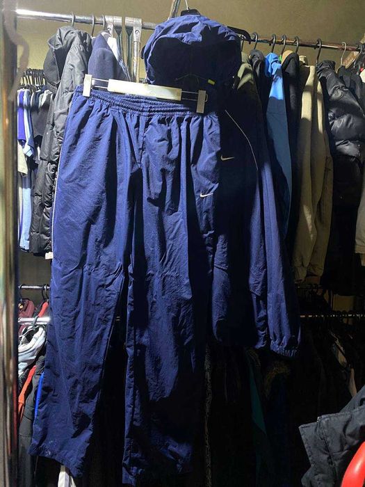 Спортивный костюм Nike оригинал размер XL нейлон синий мужской