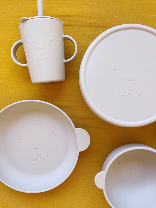 Conjunto de refeição em silicone