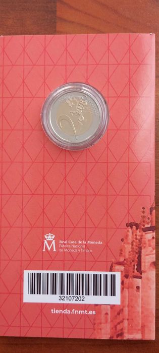 Moeda 2€ Espanha Proof 2025 - Salamanca