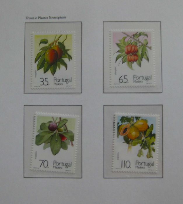 Série 2007/10 - Frutos e Plantas Sub-Tropicais Madeira (2º grupo) 1991