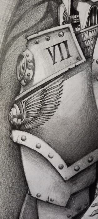 Rysunek Space Marine