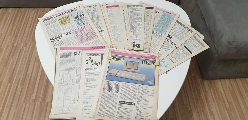 Starocie z Gdyni - Klan ATARI materiały ponad 100 kartek