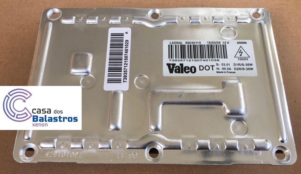 Balastros Xenon: AlBosch, Valeo Lad5, Hella e outros- xenon origem