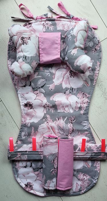 Wkładka do spacerówki. Komplet bawełniany.