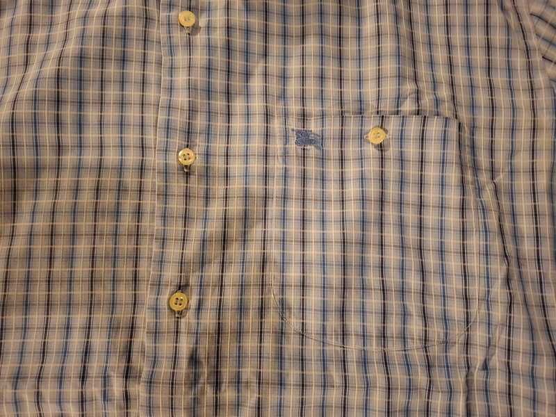 Camisa como nova aos quadrados Burberry 5 / XL - SALDO