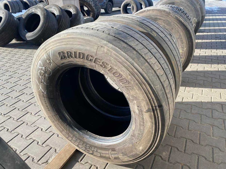 Opony używane przód 385/55R22.5 BRIDGESTONE ECOPIA H-STEER 002 / 8-9mm