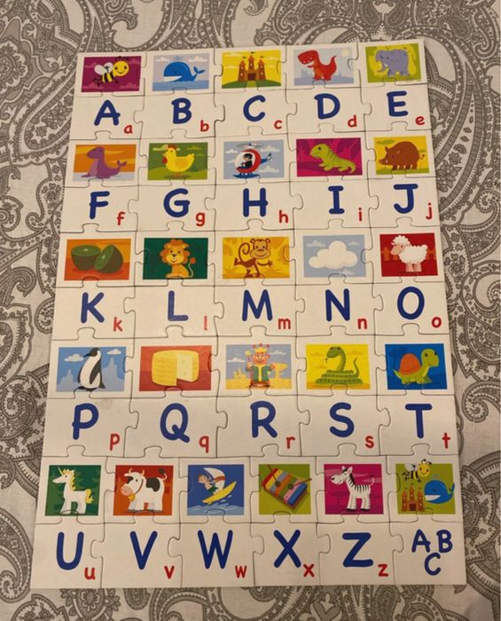 Jogo “aprendo o abecedario”