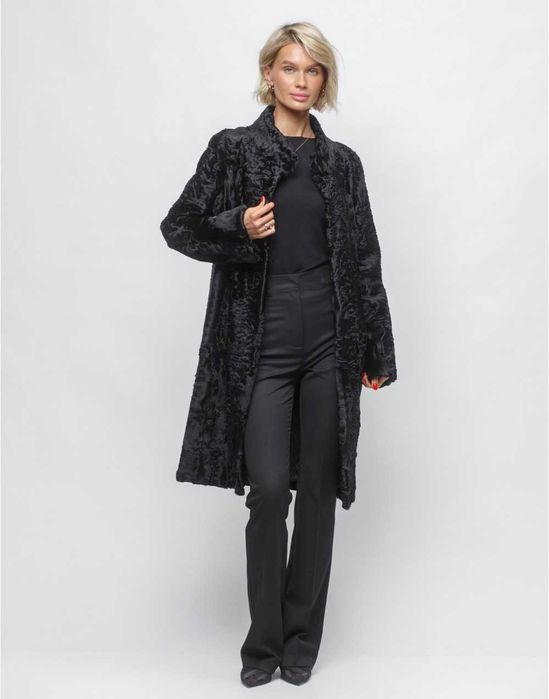 Пальто Италия Шуба из каракульчи Swakara